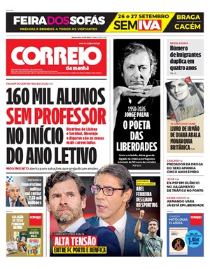 Capa de Correio da Manhã