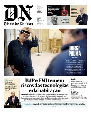 Capa de Diário de Notícias