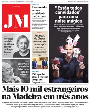 Capa de Jornal Madeira