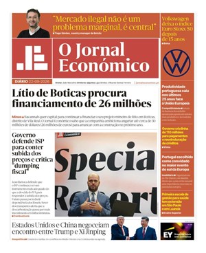 Capa de Jornal Económico