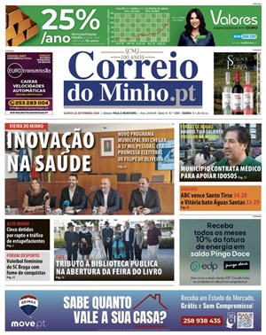 Capa de Correio do Minho