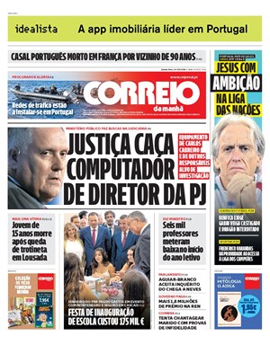 Capa de Correio da Manhã