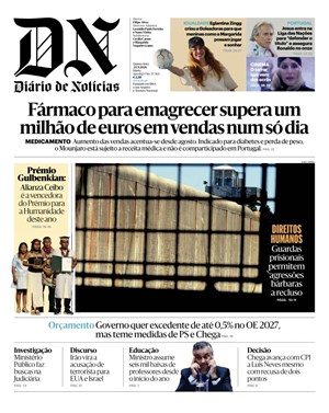 Capa de Diário de Notícias