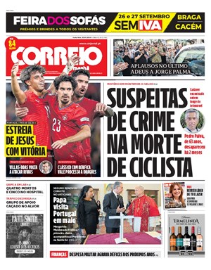 Capa de Correio da Manhã