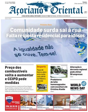 Capa de Açoriano Oriental