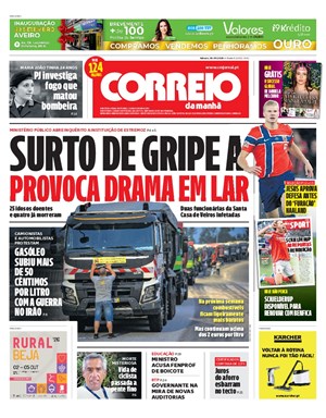 Capa de Correio da Manhã