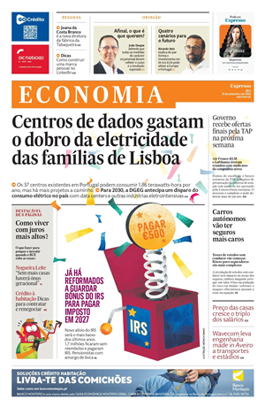 Capa de Expresso Economia
