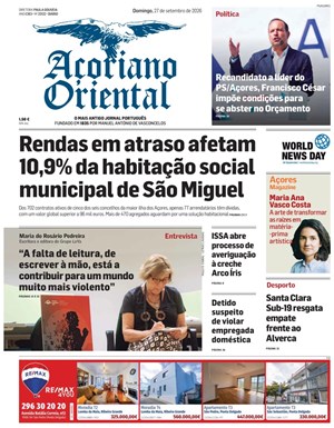 Capa de Açoriano Oriental