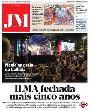 Capa de Jornal Madeira