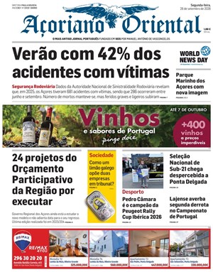 Capa de Açoriano Oriental