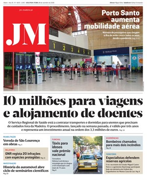 Capa de Jornal Madeira