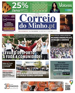 Capa de Correio do Minho
