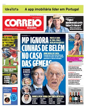 Capa de Correio da Manhã