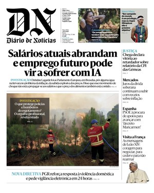 Capa de Diário de Notícias
