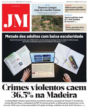 Capa de Jornal Madeira