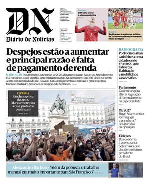 Capa de Diário de Notícias