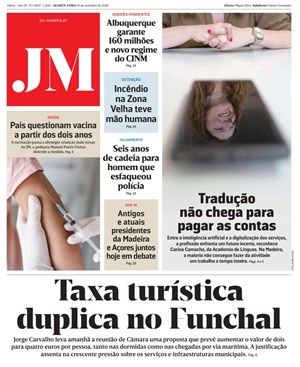 Capa de Jornal Madeira