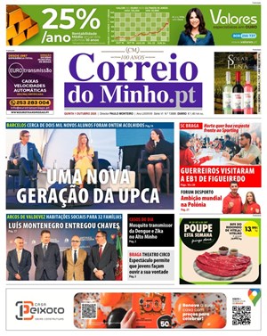 Capa de Correio do Minho