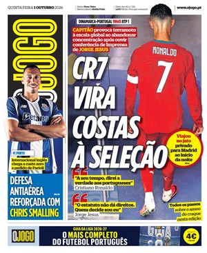 Capa de O Jogo