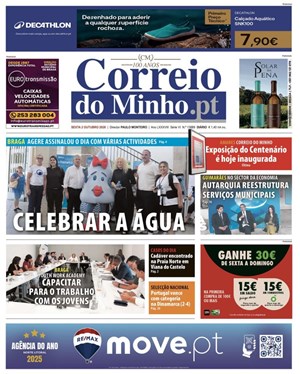 Capa de Correio do Minho