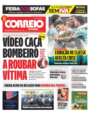 Capa de Correio da Manhã