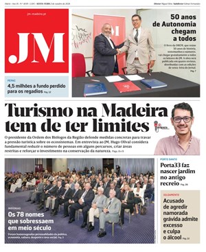 Capa de Jornal Madeira