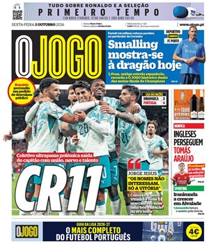 Capa de O Jogo