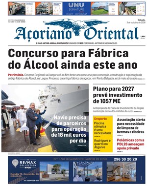 Capa de Açoriano Oriental