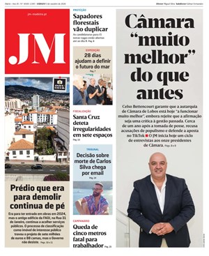 Capa de Jornal Madeira