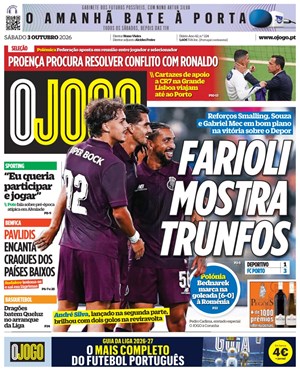 Capa de O Jogo