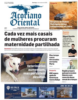 Capa de Açoriano Oriental