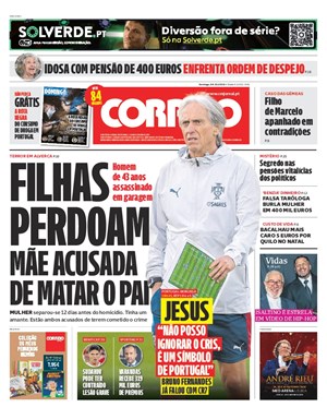 Capa de Correio da Manhã