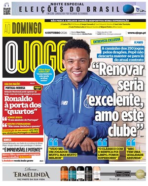Capa de O Jogo