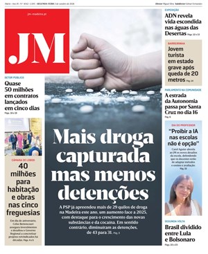 Capa de Jornal Madeira