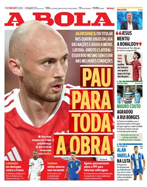 Capa de A Bola