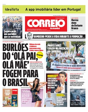 Capa de Correio da Manhã