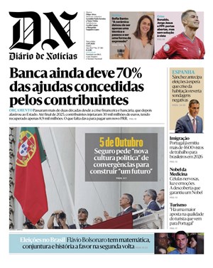 Capa de Diário de Notícias