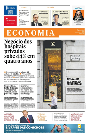 Capa de Expresso Economia