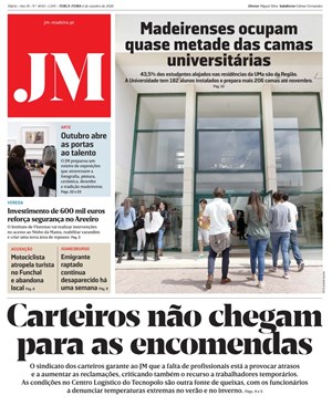 Capa de Jornal Madeira