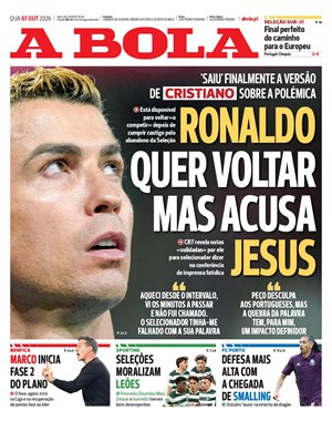 Capa de A Bola