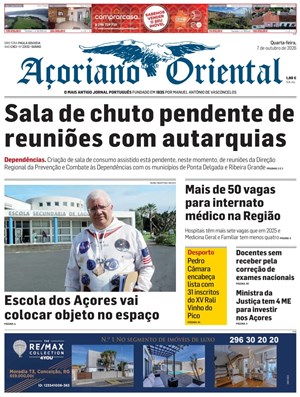 Capa de Açoriano Oriental