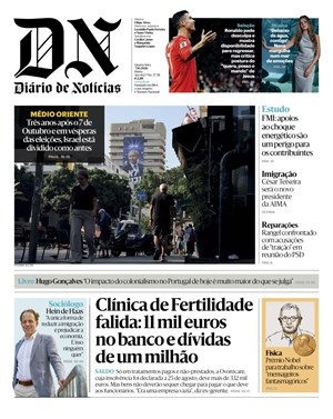 Capa de Diário de Notícias