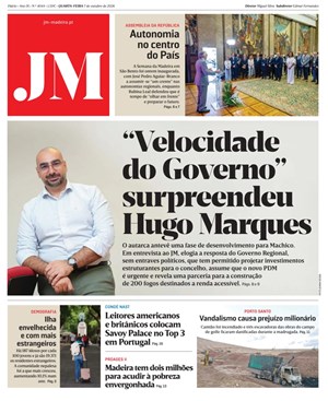 Capa de Jornal Madeira