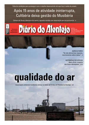 Capa de Diário do Alentejo