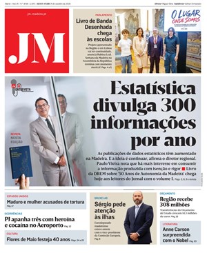 Capa de Jornal Madeira