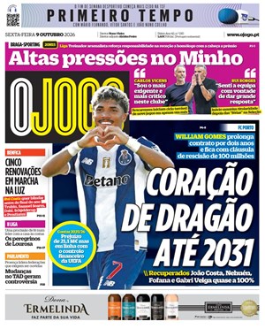 Capa de O Jogo