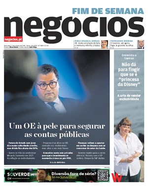 Capa de Jornal Negócios