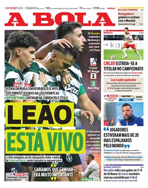 Capa de A Bola