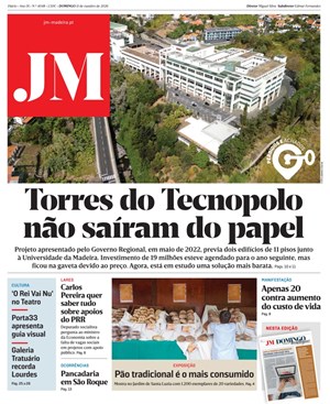Capa de Jornal Madeira