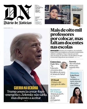 Capa de Diário de Notícias
